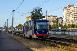 5 трамвай Київ