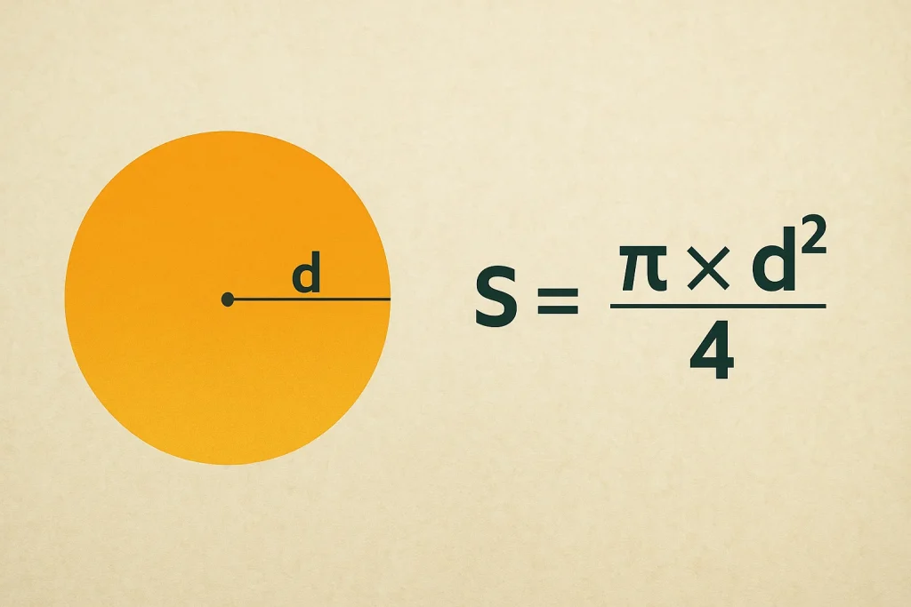 Як знайти площу круга: зрозуміло про головну формулу геометрії