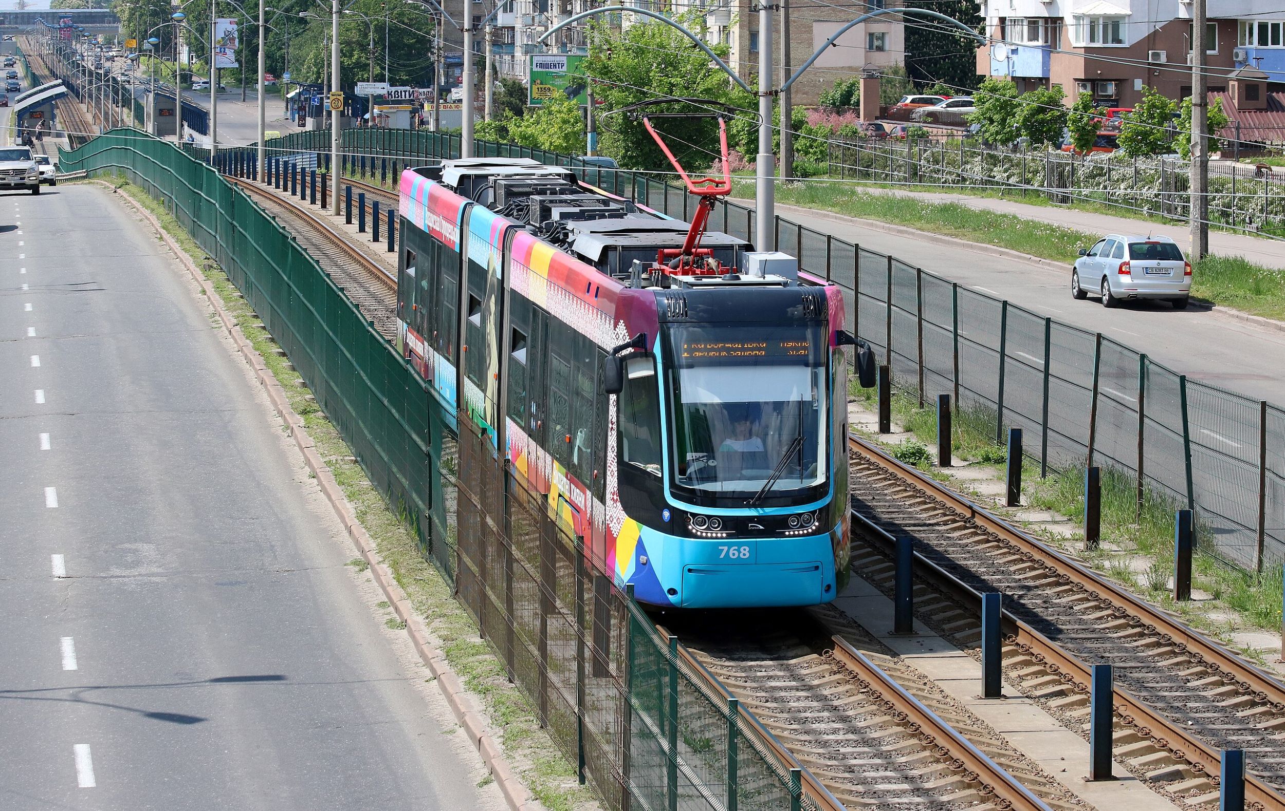 1 трамвай Київ