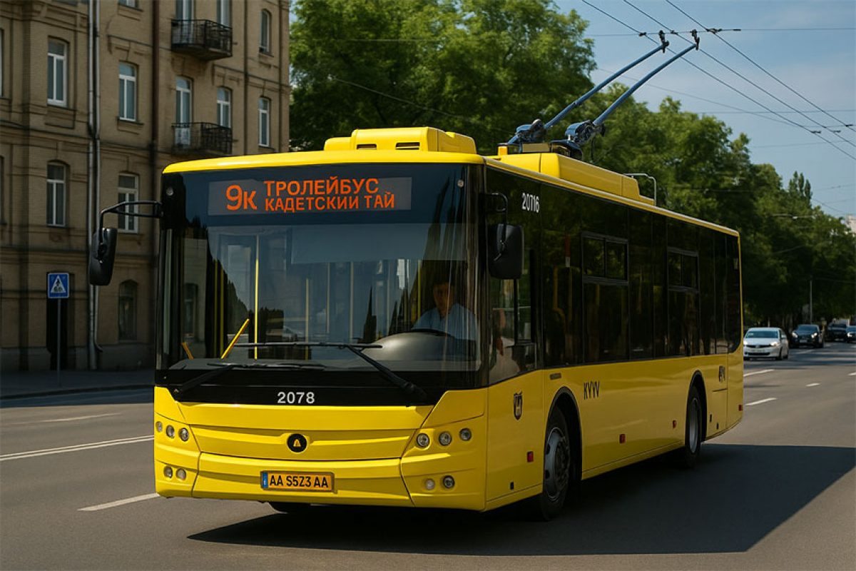 9К тролейбус Київ