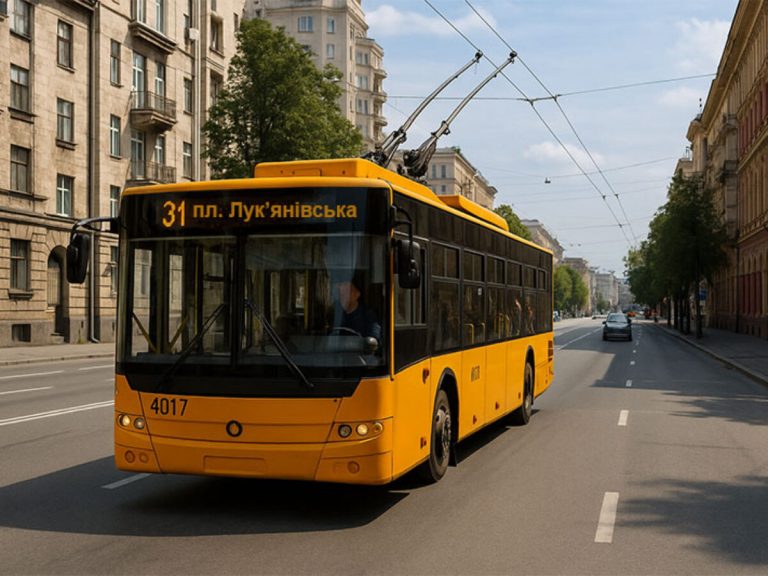 31 тролейбус Київ